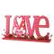 Glitzhome® 14.25" Valentine's LOVE Wooden Gnome Table Decor
